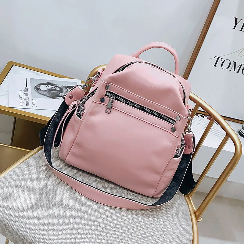 Aliwood 2023 Women Backpack For Adolescent Girls PU Leather Brand Female Small School Backpacks Shoulder Bags Rucksack Daypacks