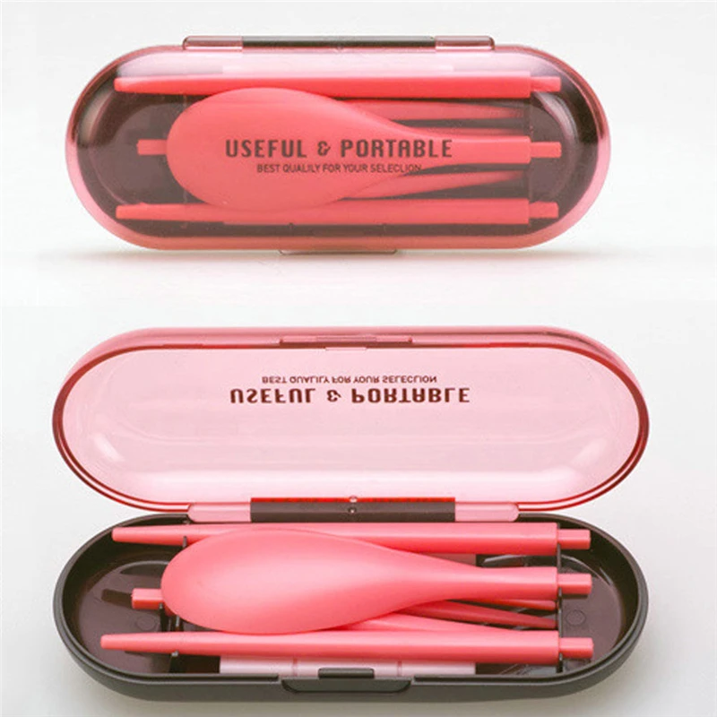 1 комплект Портативный коробка для хранения столовой посуды антибактериальные