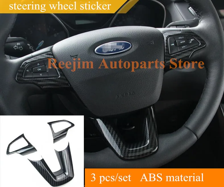 Защитный чехол для Ford Focus 3 mk3 2015-2017 из углеродного волокна с креплением на дверцу