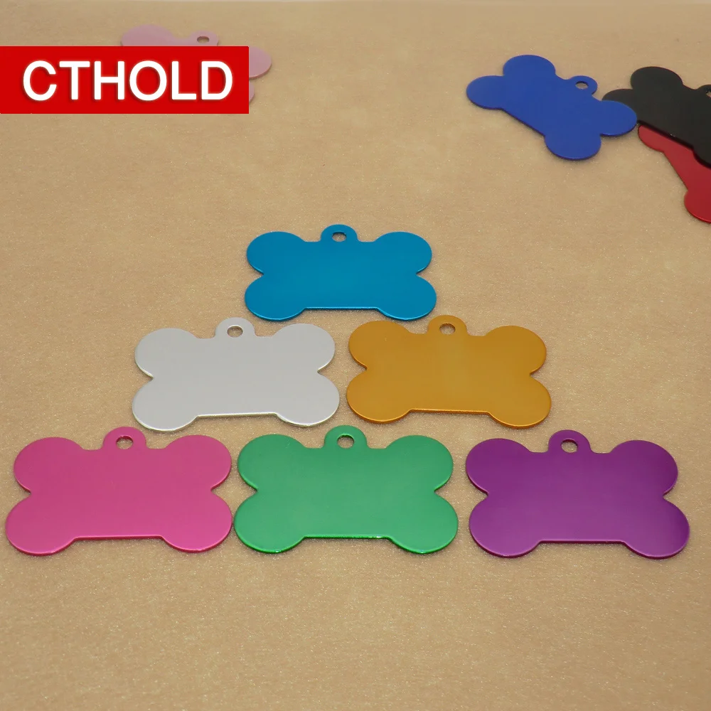 CTHOLD 30 шт. аксессуары для ошейника в форме кости персонализированные
