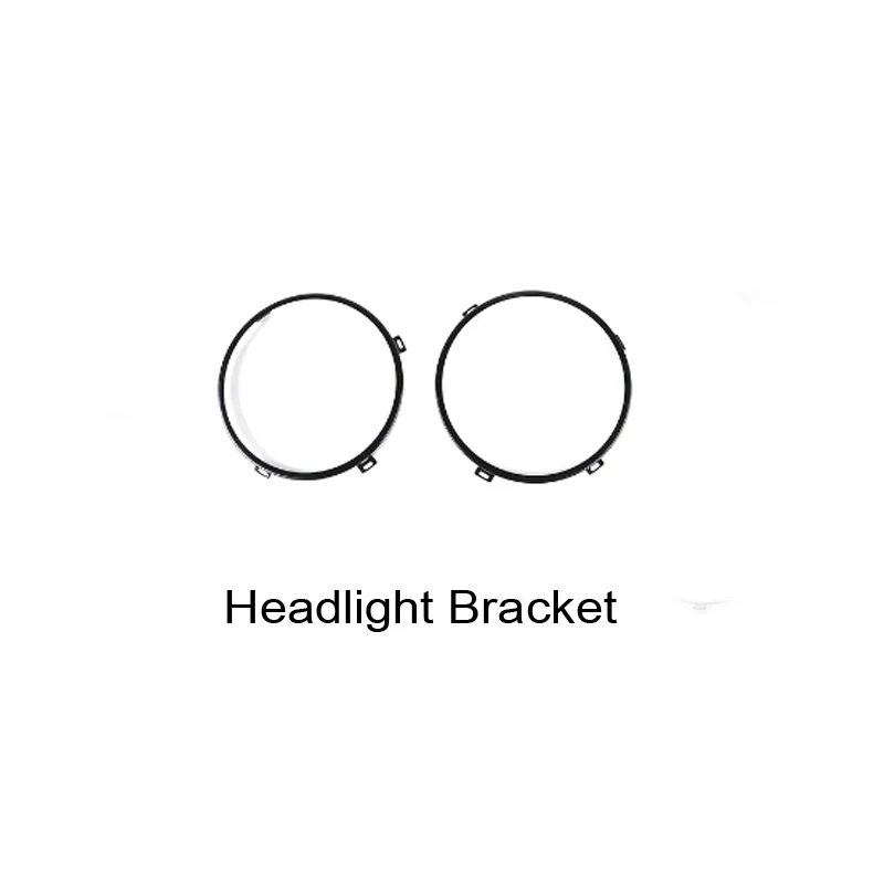 Headlight bracket MOPAI колпак лампы для Jeep Wrangler TJ 1997-2006 металлический кронштейн для передней фары автомобиля, декоративные аксессуары для автомобиля - Цвет: Headlight bracket