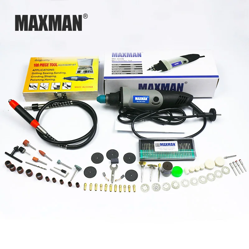 Электрический мини-шлифовальный станок MAXMAN Dremel 220 В/110 в инструмент Dremel 0,6~ 6,5 мм патрон с переменной скоростью вращающийся инструмент DIY Многофункциональные электроинструменты