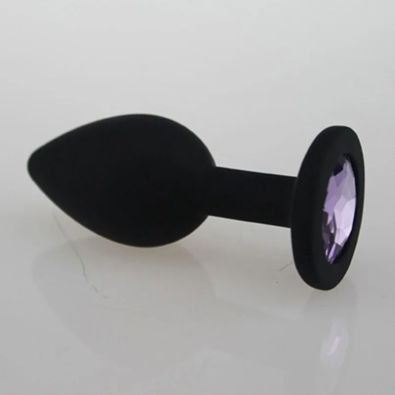 Маленькие размеры Силиконовые анальные игрушки гладкое прикосновение красочные