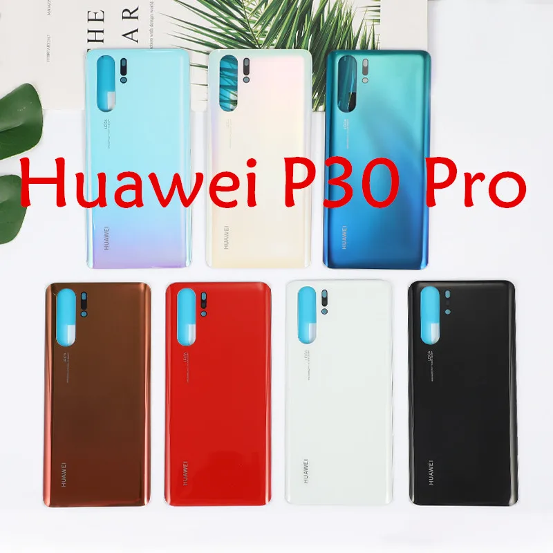 Официальный корпус батареи для huawei P30 Pro Чехол закаленное стекло задняя часть для huawei P30 Pro