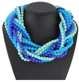 Ручной Работы Бохо шикарное массивное ожерелье-чокер массивные