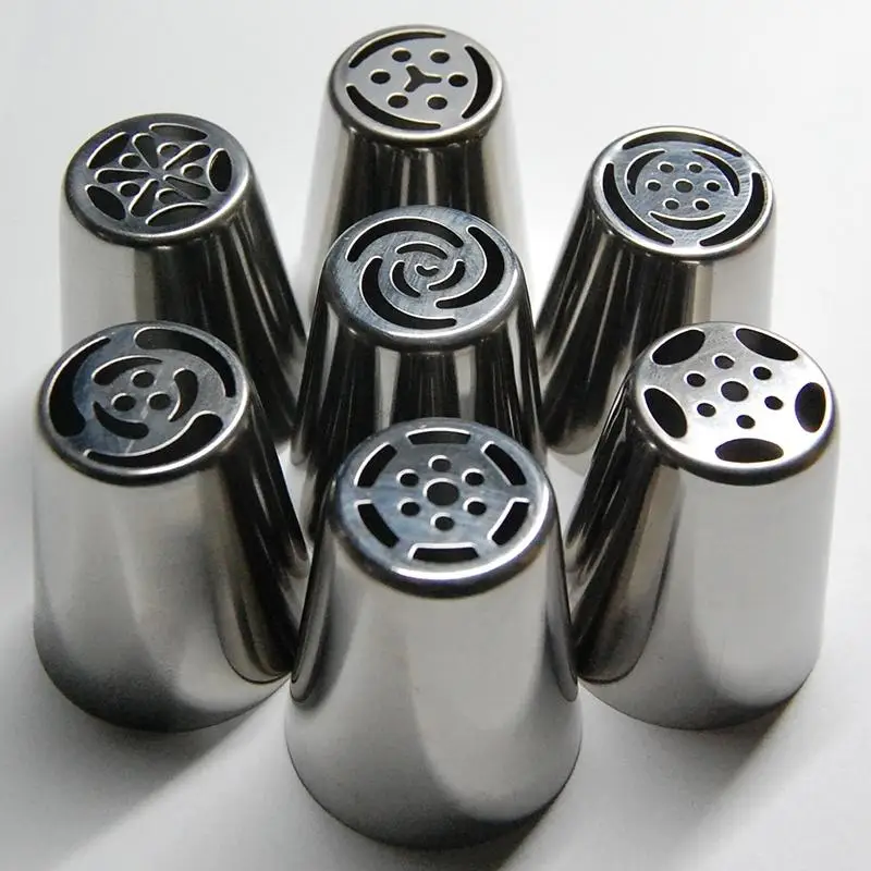 Doatry 1pcs Russian Piping Tips Cake Pastry Nozzles Decoration Tool DIY Biscuits Cupcake Baking Tools | Дом и сад