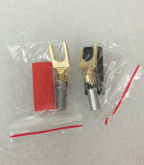 4 шт. позолоченная медь интерполяция класса НАКАМИЧИ Y-образный винт-Лопатка