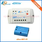 Зарядка от аккумулятора 10 А 10 А LS1024B, солнечные контроллеры 12 В 24 В, автоматический тип с функцией Wi-Fi, подключение к фотоаппарату