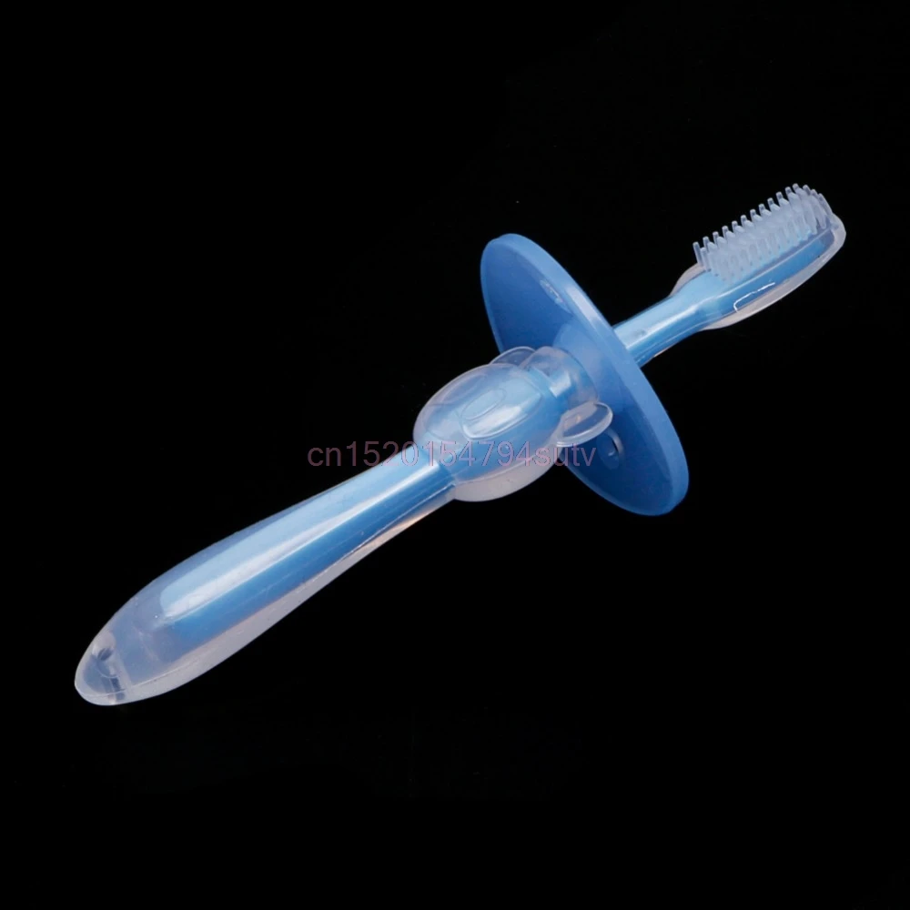 Детская Мягкая зубная щетка безопасная гибкая # h055 #|teething toothbrush|baby toothbrush teetherbaby