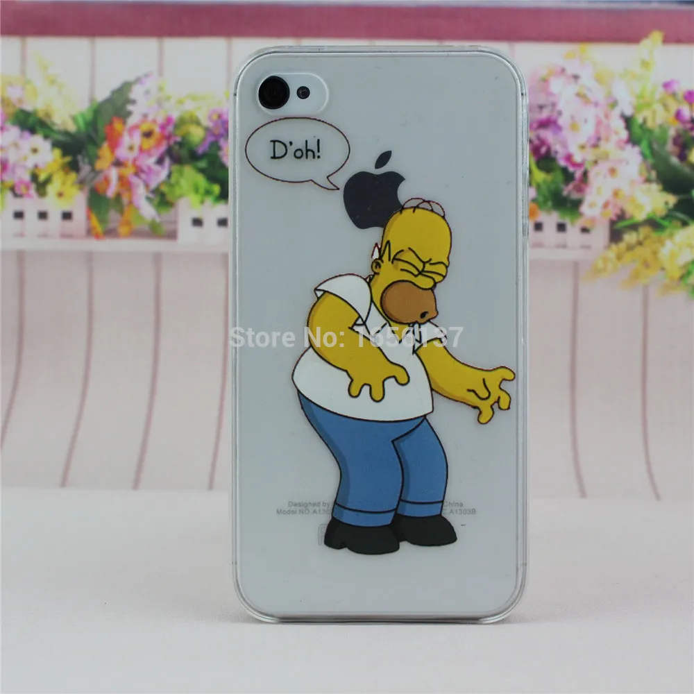 Чехлы для Apple iphone 4S 4 чехол iPhone4S/4 Белоснежка Анна Русалка Ариэль Золушка девочек 1