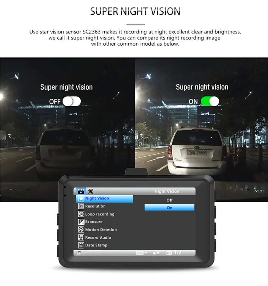PRAMIRO Car DVR Camera Real FHD 1080P Driving Recorder 3 inch IPS Display Dashcam Parking Monitor Registrar Support Night Vision |