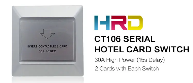 Белая Золотая Серебряная интегрированная панель переключателя rfid отель номер настенный карта-ключ вставить карту, чтобы взять мощность 15 s задержка