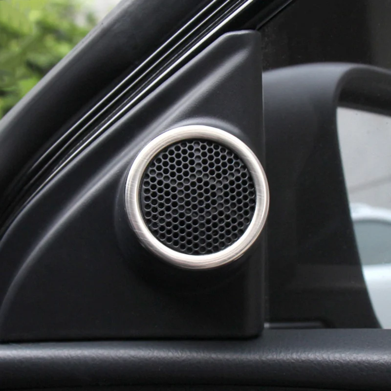 Отделка подходит для Corolla S LE Hybrid 2014 2018 из нержавеющей стали|audio speaker covers|2016