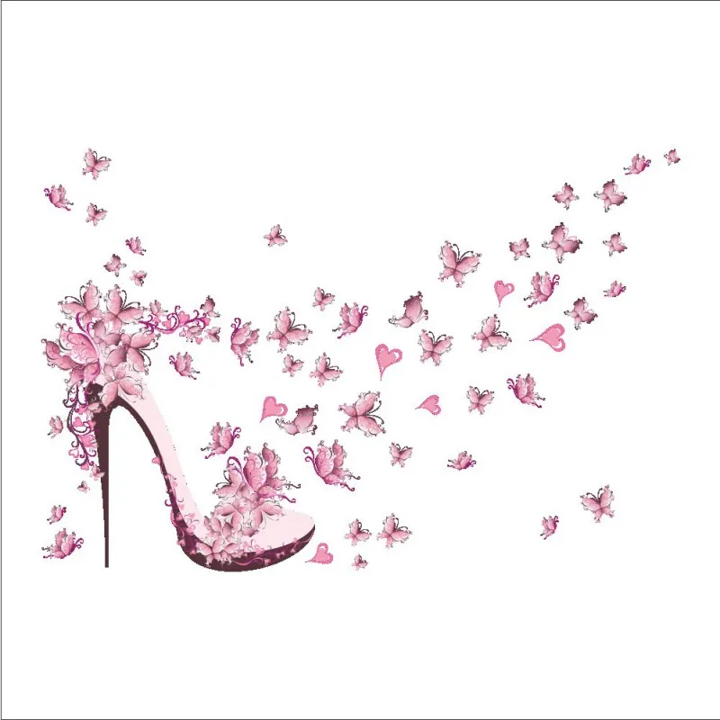 Креативная Настенная Наклейка цветок фея очарование красивые женщины глаз