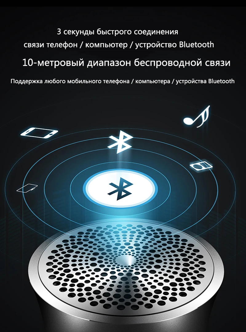 Бас музыкальный динамик bluetooth водонепроницаемый портативный открытый мини беспроводной громкий динамик Поддержка TF карты для xiaomi Iphone samsung