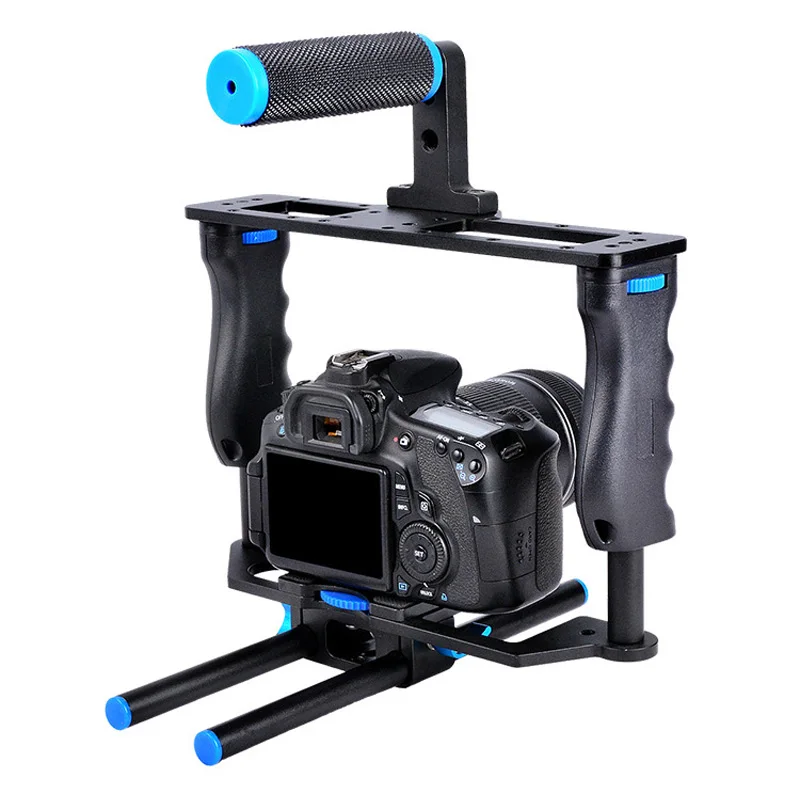 YELANGU C2 алюминиевый сплав Профессиональный DSLR камера клетка комплект с верхней