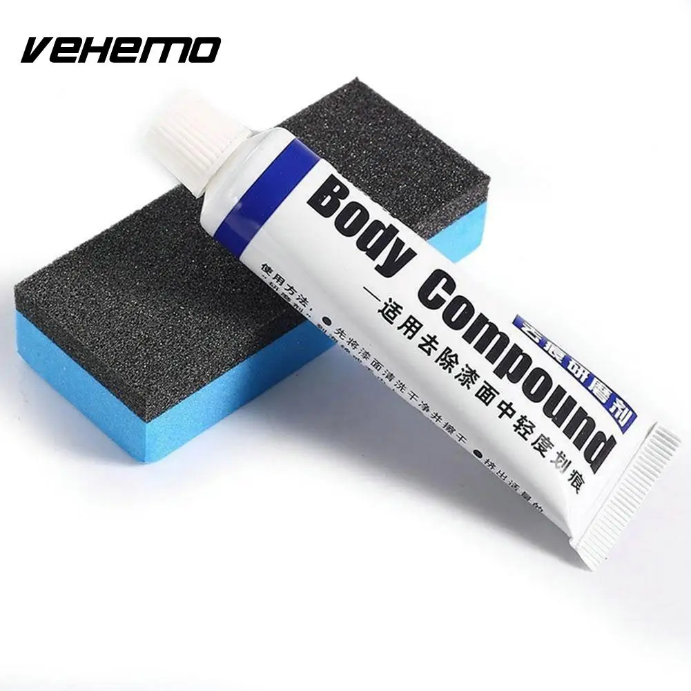 Vehemo Автомобилей Scratch Remover паста с губкой кистью волшебной ластик вставить