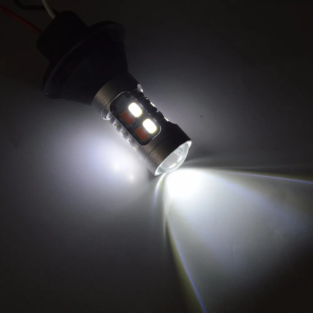 2 шт. 1156 150 градусов/BA15S/PY21W 7440 3156 COB 20Led дневные ходовые огни гибкий сигнал поворота