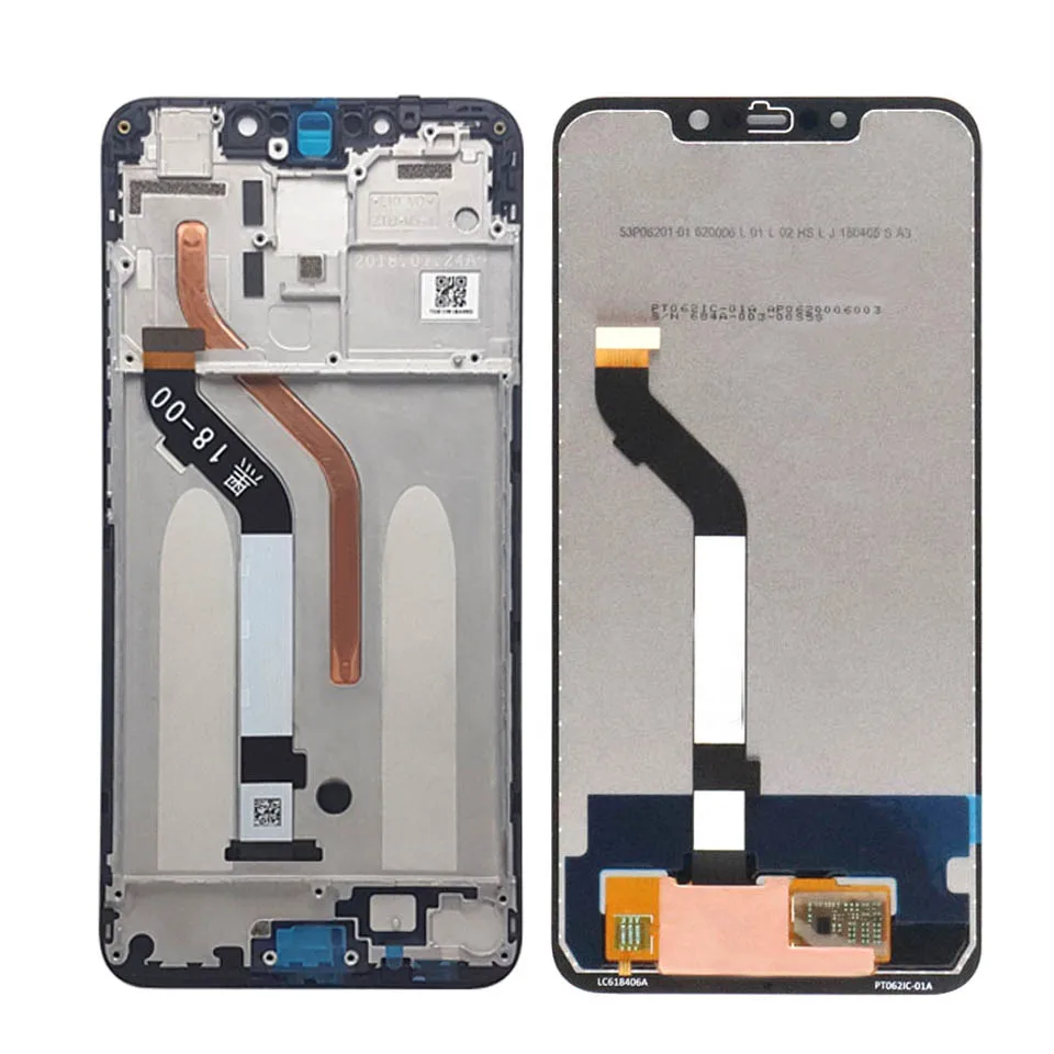ЖК-дисплей для Pocophone F1 сенсорный экран 6 18 &quotдигитайзер стеклянная панель Замена