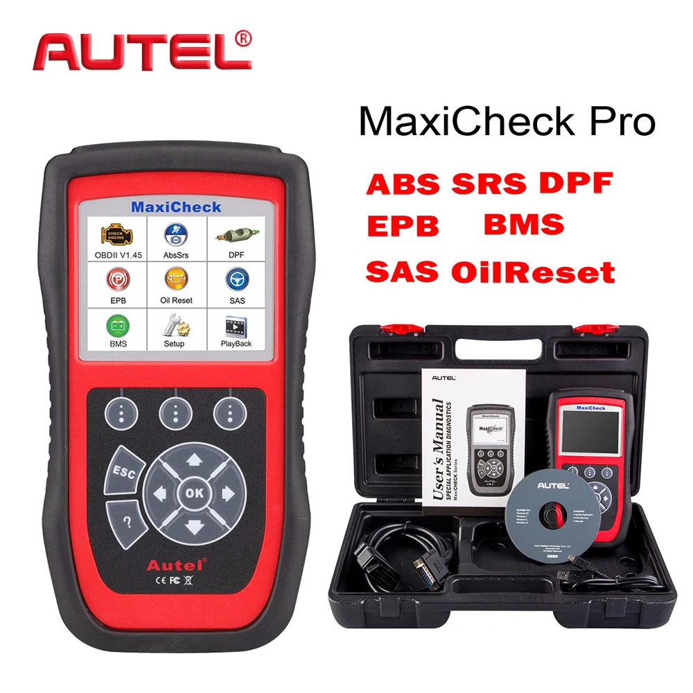 Диагностический сканер Autel MaxiCheck Pro OBD2 автомобильный диагностический