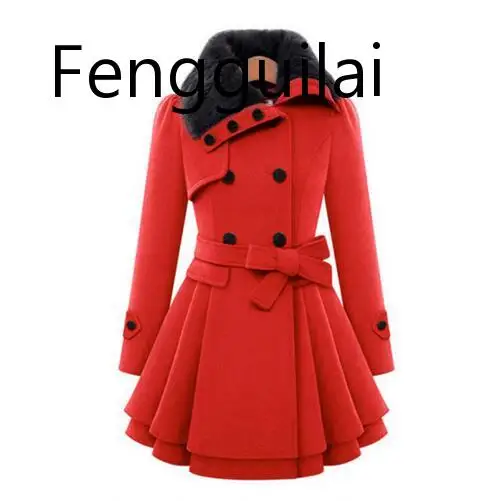 

Winter Coat Women Wool Blends Coats Female Jacket Winter Woman Coat Warm Windbreaker Plus Size Abrigos Mujer Invierno 2019 New