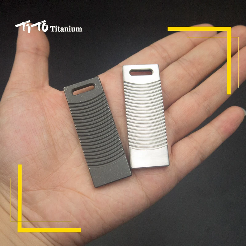 TiTo EDC титановый сплав умывальник форма карман ограничение движения руки мульти инструменты без пальца гироскоп