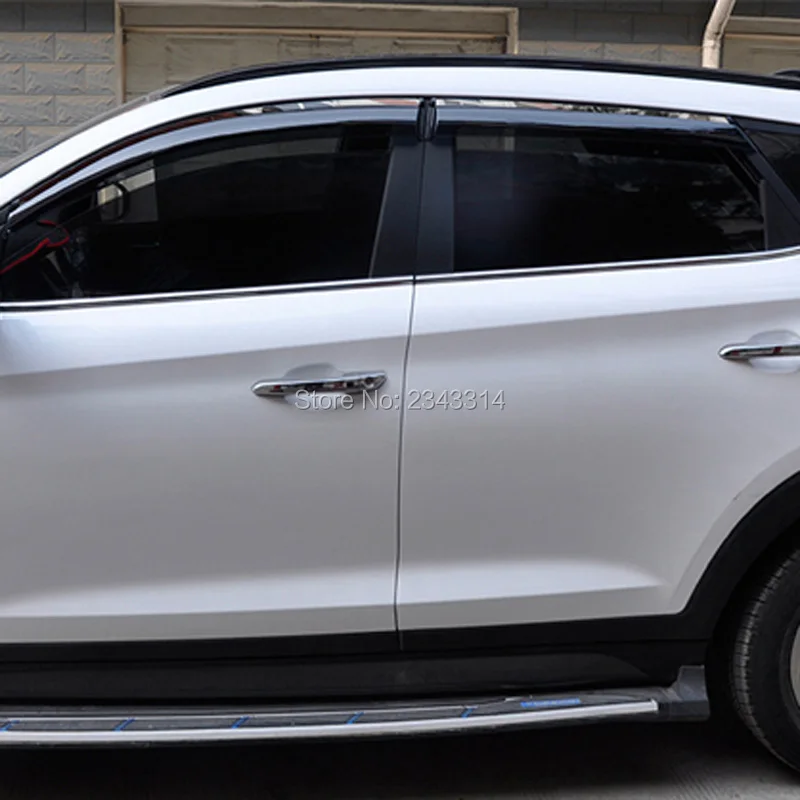 Для hyundai Tucson 2015 2016 боковое окно козырек вентиляционные шторы Защита от солнца и