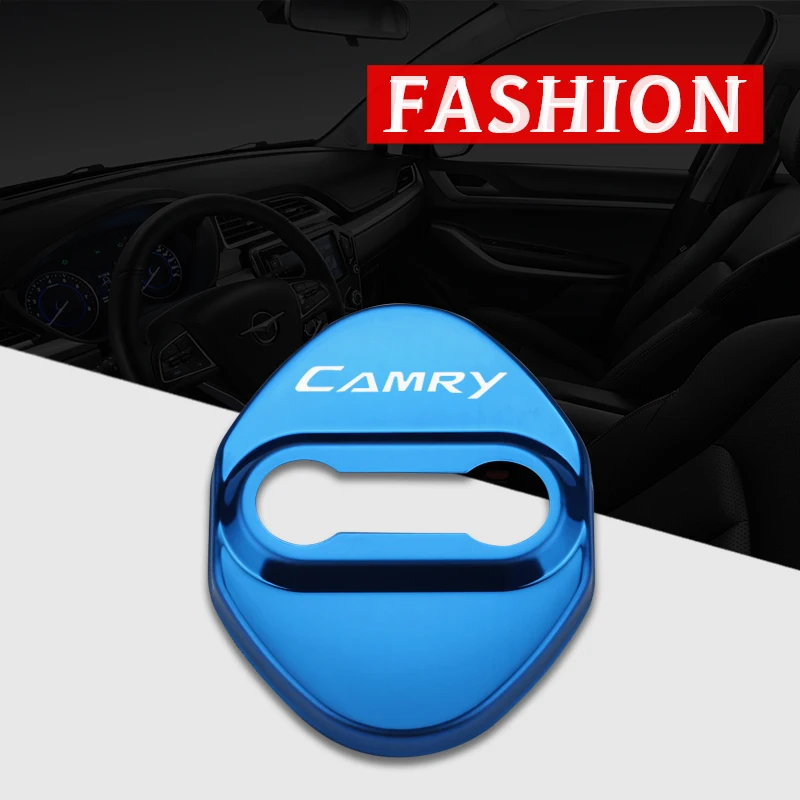 Автомобильный Стайлинг крышки замка для Toyota camry 40 50 2007 2008 2009 защитные и декоративные автомобильные аксессуары наклейка