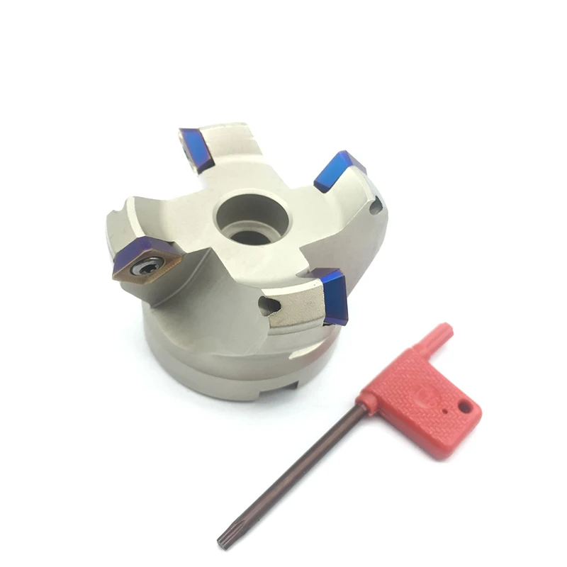 

KM12R50-22-4T For SEKT1204 Carbide Insert Clamped Fast Feeding Alloy End Mill Milling Machining Slab Face Milling Cutter