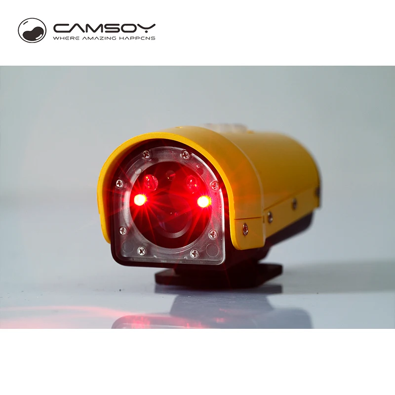 Camsoy Спорт DV водонепроницаемый мини Камера FULL HD 1080 P велосипедный шлем Мини DVR CAM CMOS