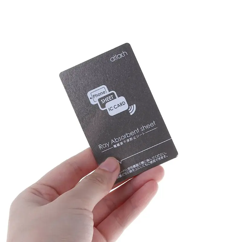 Grey Anti Metal Magnetic NFC Sticker Paster for iPhone Cell Phone Bus Access Control Card IC Protection Supplies|Карты контроля