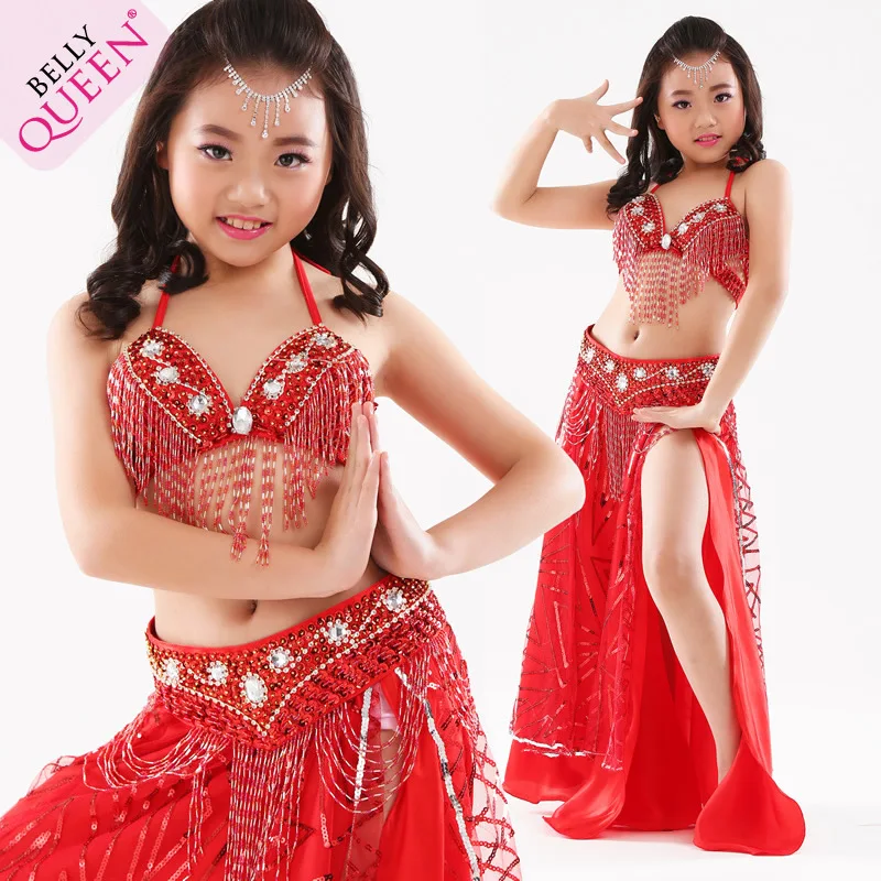 Женский костюм для танца живота комплект из 3 предметов топ с бахромой пояс и юбка