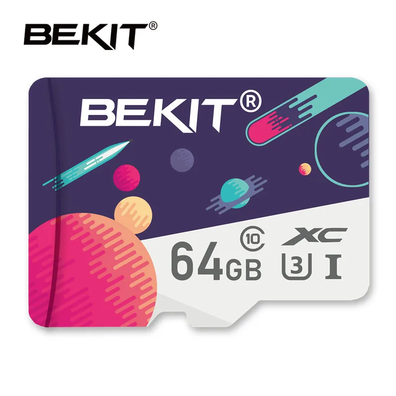 Карта памяти sd Bekit 32 Гб 64 128 ГБ 256 16 8 TF/sd флэш SDXC SDHC класс 10 накопитель для смартфона