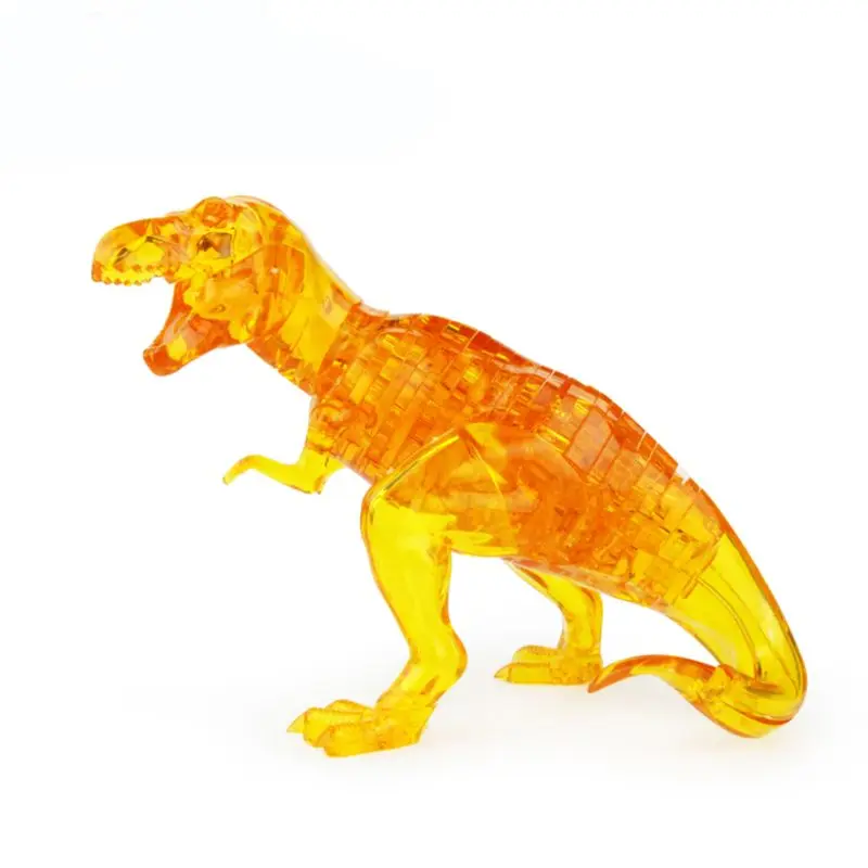 

50pcs/set 3D Crystal Puzzle Dinosaur Jigsaw Model Building DIY Game Children Educational Toys Gift