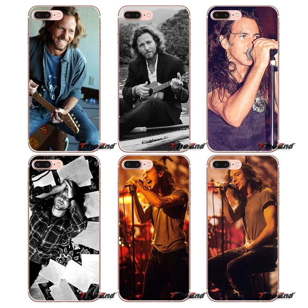 Eddie Vedder Pearl Jam plays Music Case For Samsung Galaxy S3 S4 S5 MINI S6 S7 edge S8 Plus Note 2 3 4 5 Grand Core Prime | Мобильные