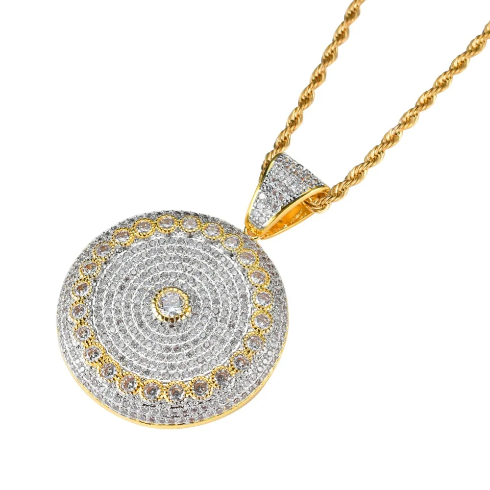 Шикарное платье в стиле хип-хоп кулон латунные микро проложить с горный хрусталь