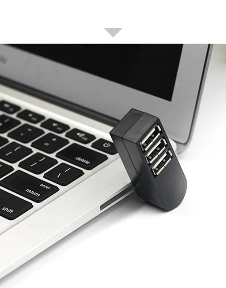 Данных лягушка Мини 3 порта USB 2,0/3,0 концентратор Вращающийся адаптер для ноутбука ПК ноутбук поворачивается на 270 градусов сильная совместимость концентратор