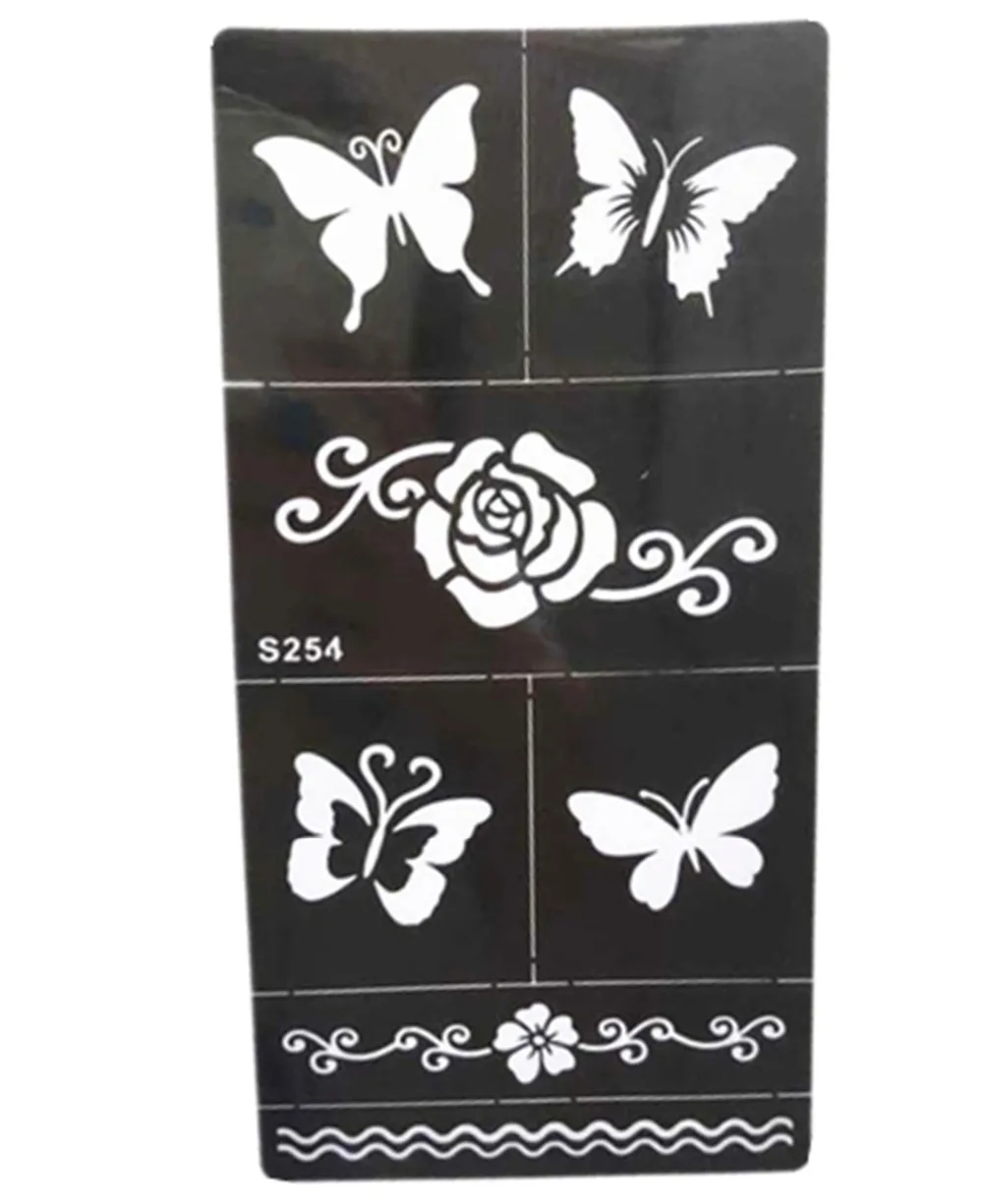 Горячий цветочный узор трафарет для рисования трафареты татуировки аэрограф