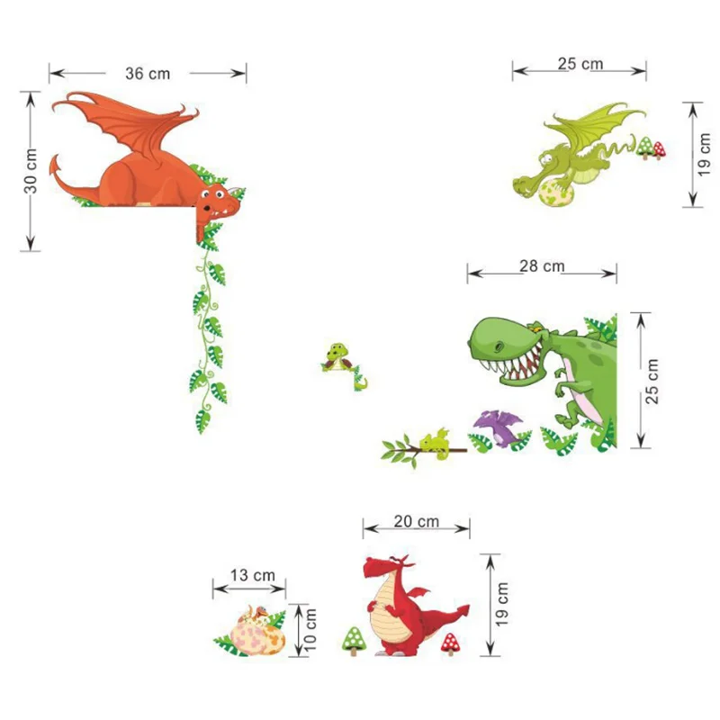 

Cute Animal Live in Your Home DIY Wall Stickers/ Home Decor Jungle Forest Theme Wallpaper/Gifts for Kids Room Decor Sticker