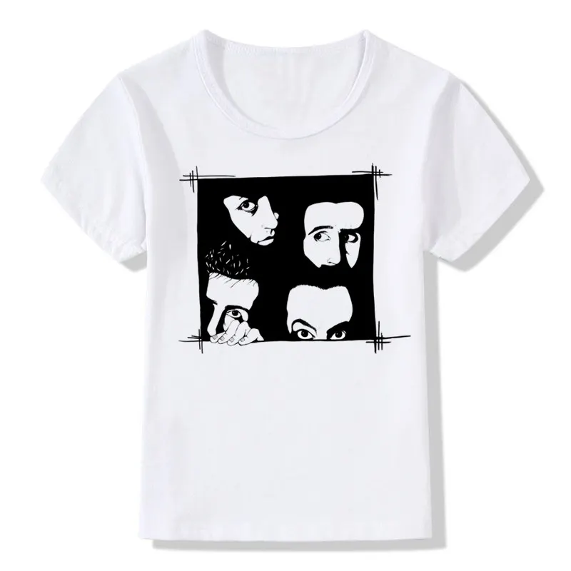 

Boys/Girls Print System Of A Down SOAD T shirt Children ROCK METAL T-shirt Kids Tops Tee Baby Clothes,ooo691