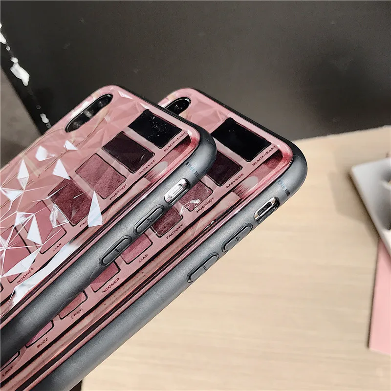 Elala 3D чехол для телефона с бриллиантами iPhone 6 s мягкий из ТПУ узором макияжа