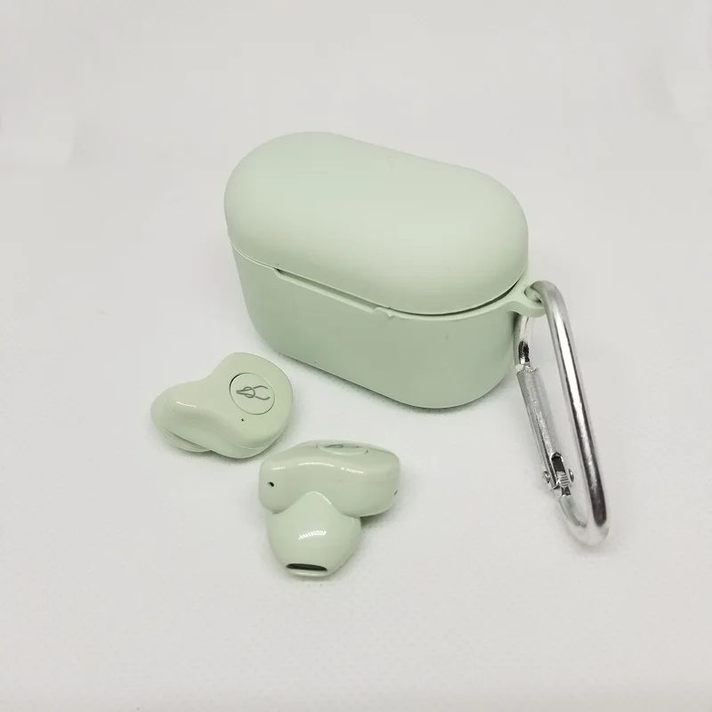 green Для Sabbat X12 Pro/E12 ТПУ силиконовый Bluetooth беспроводной чехол для наушников Защитный чехол Аксессуары для кожи для зарядного устройства - Цвет: green