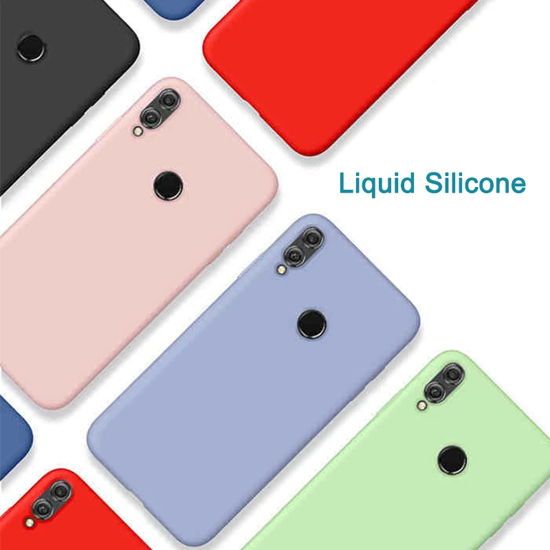 Чехол для huawei Honor 10 lite 9 lite светильник 8x мягкий жидкий силиконовый защитный чехол бампер на honer 10 lite 9 lite 8x8