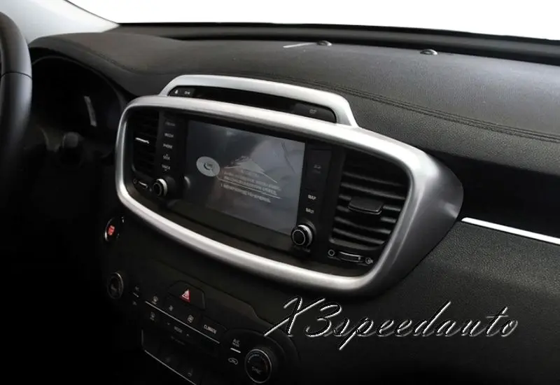 Хромированный ABS пластиковый внутренний передний центр управления кондиционер