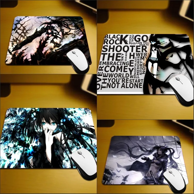 Mairuige Black Rock Shooter маленький Размеры коврик для мышки с аниме девочек классные