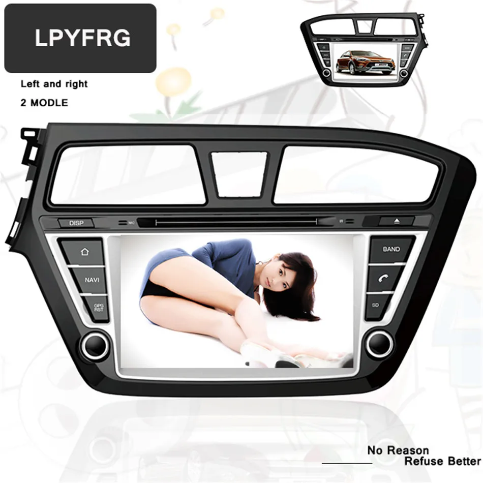 Автомобильный DVD плеер Восьмиядерный android 10 0 подходит для HYUNDAI I20 2014 2015 2016 2018 2019 GPS
