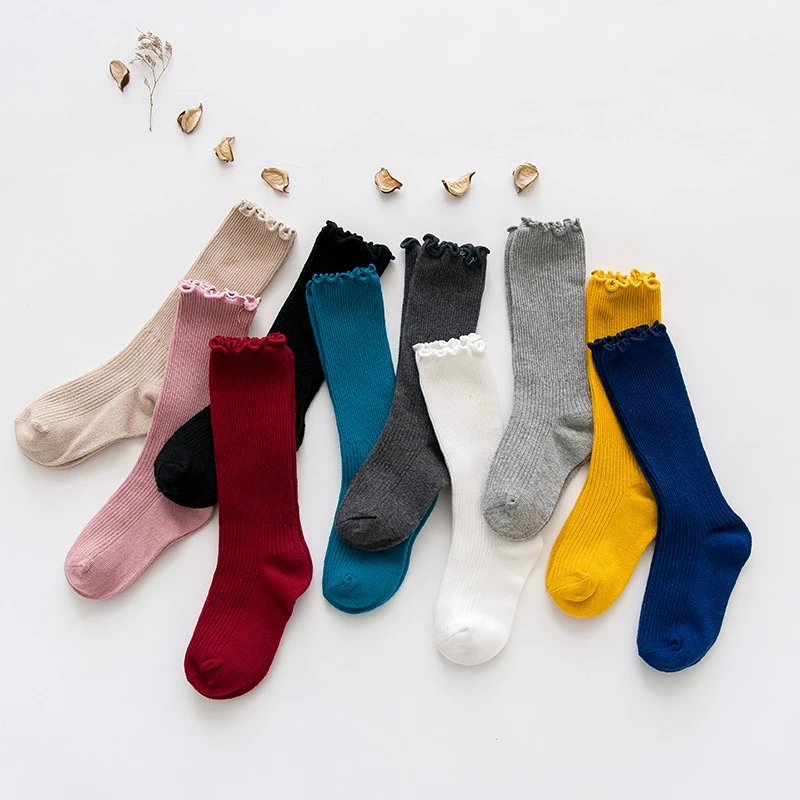 10 pairs/pieces девочек колени Носки хлопок высокого &quotноски &quot&quotдля принцесс&quot&quot&quot