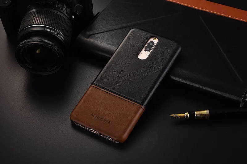 Чехол для huawei mate 10 Lite KEZiHOME, роскошный хит цвета, натуральная кожа, твердая задняя крышка для Honor 9i/Nova 2i 5,9 '', чехол для телефона s
