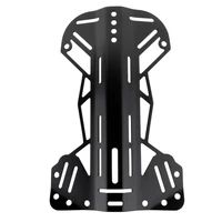 magideal standard scuba tech diving 5052 aluminum backplate for bcd harness system hardware diving accessories black