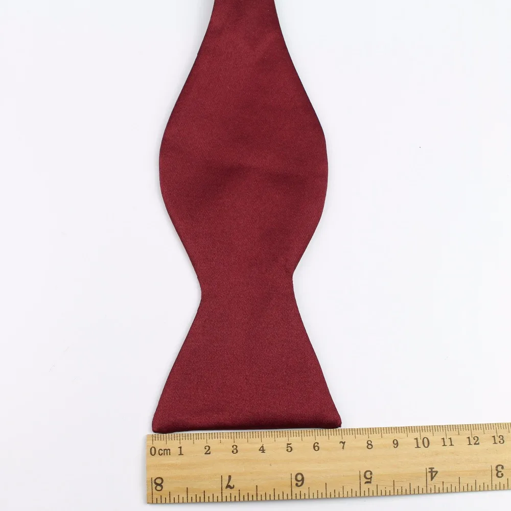 Однотонный Простой шелковый галстук бабочка из полиэстера аксессуары для одежды